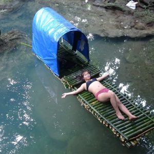 7 DAYS LIVING OFF GRID, Build Bushcraft Shelter Tent on Water, Survival Alone in Forest