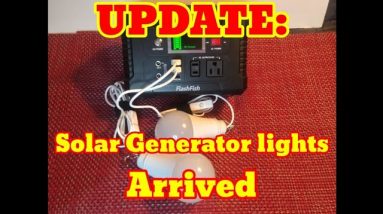 🔥UPDATE: Solar Generator Lights Arrived , EDC , Camping , Boondocking, survival, prepper