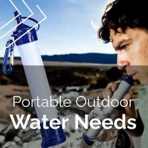 Portable Outdoor Survival Water Life Straw