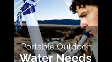 Portable Outdoor Survival Water Life Straw