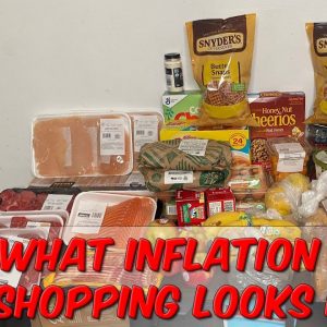 What Inflation Food Shopping Looks Like...