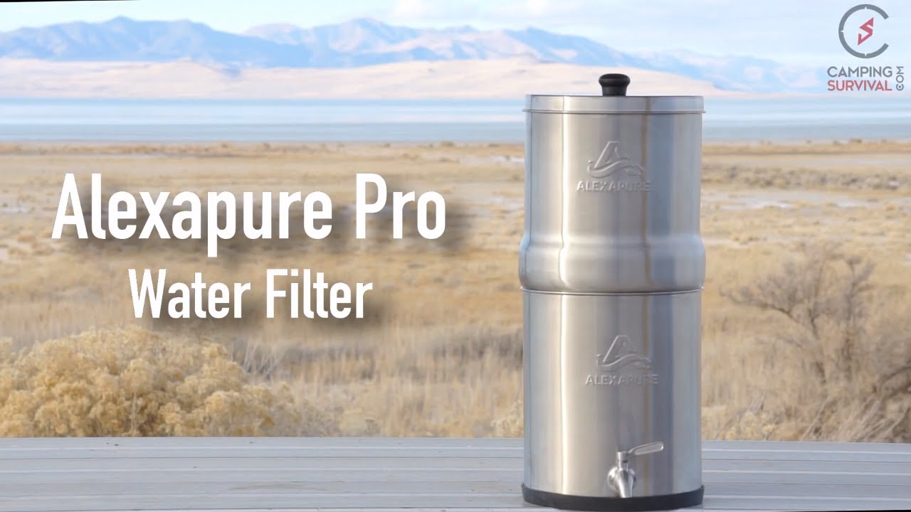 Alexapure Pro Water Filter Made For Survivalist
