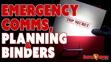 Family Planning, Emergency Communications & Binders