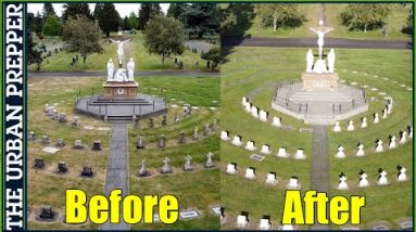 Cleaning the Gravestones of 100 Nuns