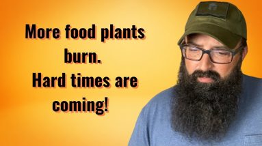 More food plants burn! Hard Times Are Coming.
