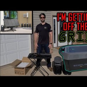 The Start Of My Home's Grid Down Solar Backup System