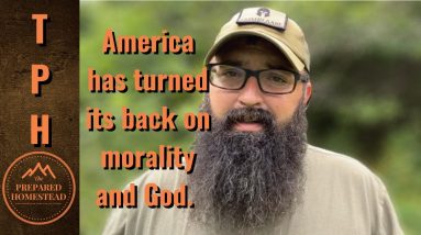 America has turned its back on morality and God.