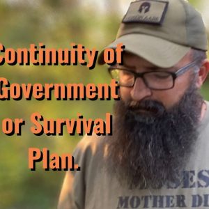 Continuity of Government or Survival plan.