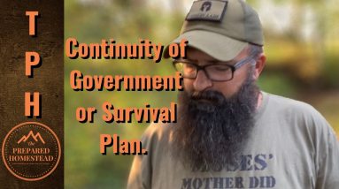 Continuity of Government or Survival plan.