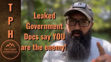 Leaked Government Docs say YOU are the enemy!