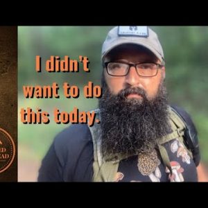 I didn’t want to do this today.