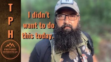 I didn’t want to do this today.