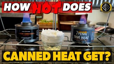 Canned Heat and Crisco Candle Heat Comparison | How Hot Do They Get?