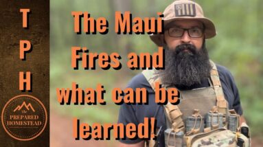 The Maui fires and what can be learned.
