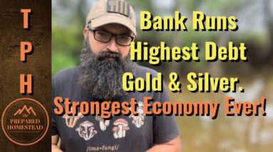 Bank Runs! - Highest Debt - Gold & Silver. Strongest Economy Ever!