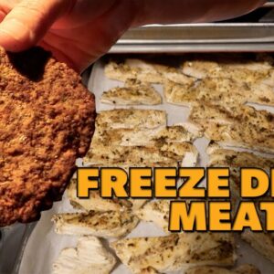 Freeze Dried Meat: Steak, Chicken & Hamburgers for Long Term Food Storage