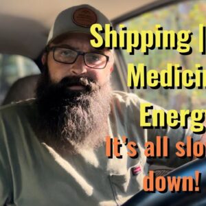 Shipping | Food | Medicine | Energy. It’s all slowing down!