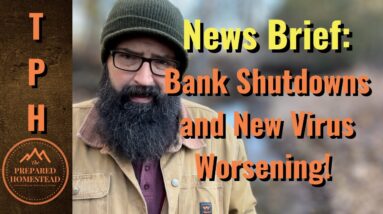 News Brief: Bank Shutdowns and New Virus Getting Worse!
