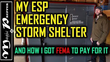 My Above Ground Storm Shelter & How I Got FEMA To Pay For 85% Of It