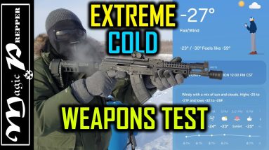Extreme Cold Weapons Test: AK-47 vs AR-15 & Striker vs Hammer Pistol