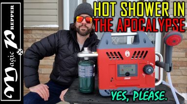 Hot Shower in the Apocalypse: HWOD (Coleman Hot Water On Demand)