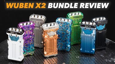 World's Best EDC Flashlight: WUBEN X2 BUNDLE Review!