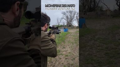 MCX-SPEAR suppressor makes ALL the difference 💥 #shorts #308 #huxwrx #battlerifle #sig #midwayusa