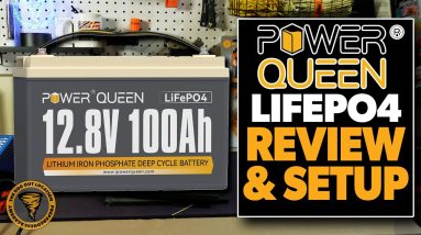 Power Queen 100Ah LiFePO4 Battery Review & My Power Station