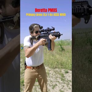 LPVO on a PDW Sacrilegious? 🔭 Am I wrong for this? #shorts #beretta #primaryarms #pdw #lpvo #9mm