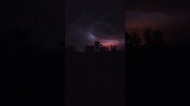 Apocalypse in my backyard last night... 🌩🔥 will it look like this? #lightning #torch #shorts #storm