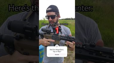 Red Dot Magnifers 🔍🔴 YAY or NAY!? (I kinda hate them...) #shorts #reddotsight #magnifier #aimpoint