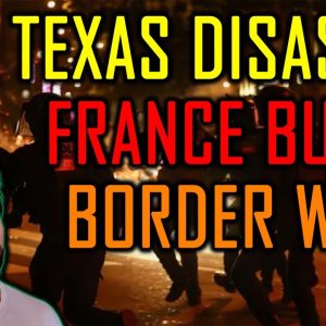 Grind Down TX Disaster, France Burns, UKR Tries to Steal NUKE Bomber, Poland Border War Same as USA?