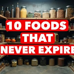 10 FOODS TO STOCKPILE THAT NEVER EXPIRE! Best Prepping Food