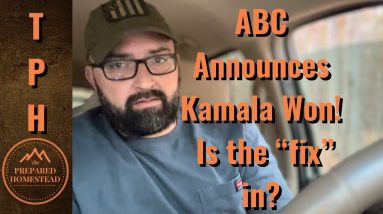 ABC Announces Kamala Won! Is the “fix” in?