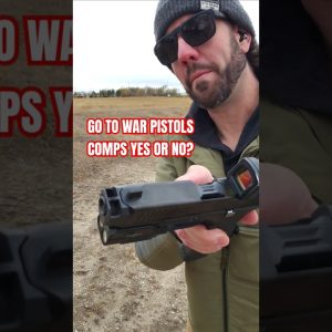 Comps on Go To War Pistols? Yea or Nah? 💣⬇️ #recoilcontrol #9mmluger #shorts