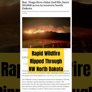 Western North Dakota Wildfire Victims Helped Directly By YOU (this a HUGE thank you!) #nodak #shorts