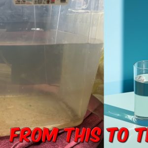 Purifying Dirty Water To Clean Drinking Water!