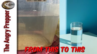 Purifying Dirty Water To Clean Drinking Water!