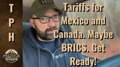 Tariffs for Mexico and Canada. Maybe BRICS. Get ready!