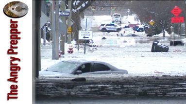 How Did These Cars Get Trapped in a Giant Ice Block?
