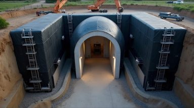 Nuclear BUNKER worth $800,000 | Installation Process by @AtlasSurvivalShelters