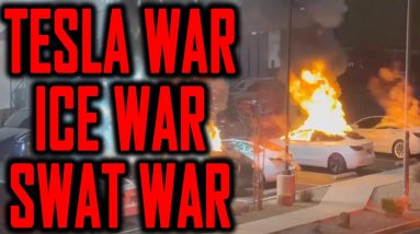 Tesla Illegal Swatting War Begins! (WTFO)