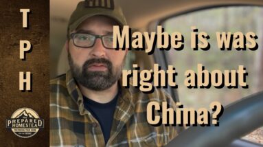 Maybe I was right about China?