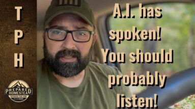 A.I. has spoken! You should probably listen!!
