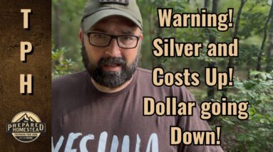 Warning! Silver and Costs up! Dollar going Down!