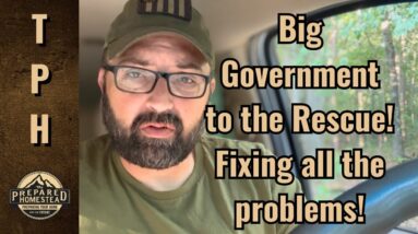 Big Government to the Rescue! Fixing all the problems!