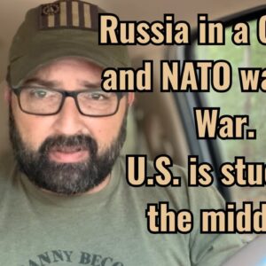 Russia in a corner. NATO wanting War. U.S. in the middle.