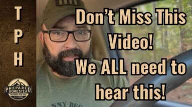 Don’t Miss This Video! We ALL need to hear this!