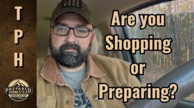 Are you Shopping or Preparing?