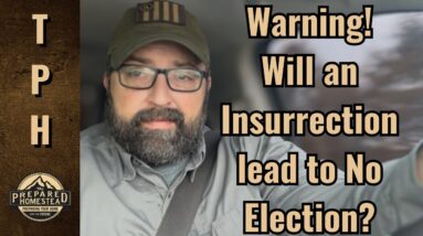 Warning! Will an Insurrection lead to No Election?